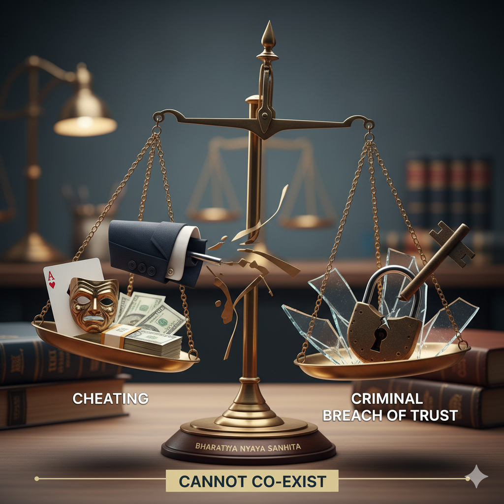 Why Cheating & Criminal Breach of Trust Cannot Co-exist Under the Bharatiya Nyaya Sanhita (BNS)