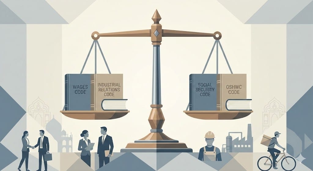 New Labour Codes 2025: A Complete Legal Explanation of India’s Four Labour Codes