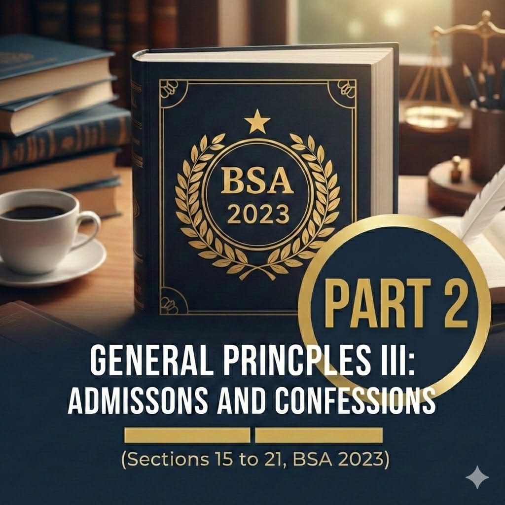 General Principles III: Admissions and Confessions (Sections 15 to 21, BSA 2023) Part 2