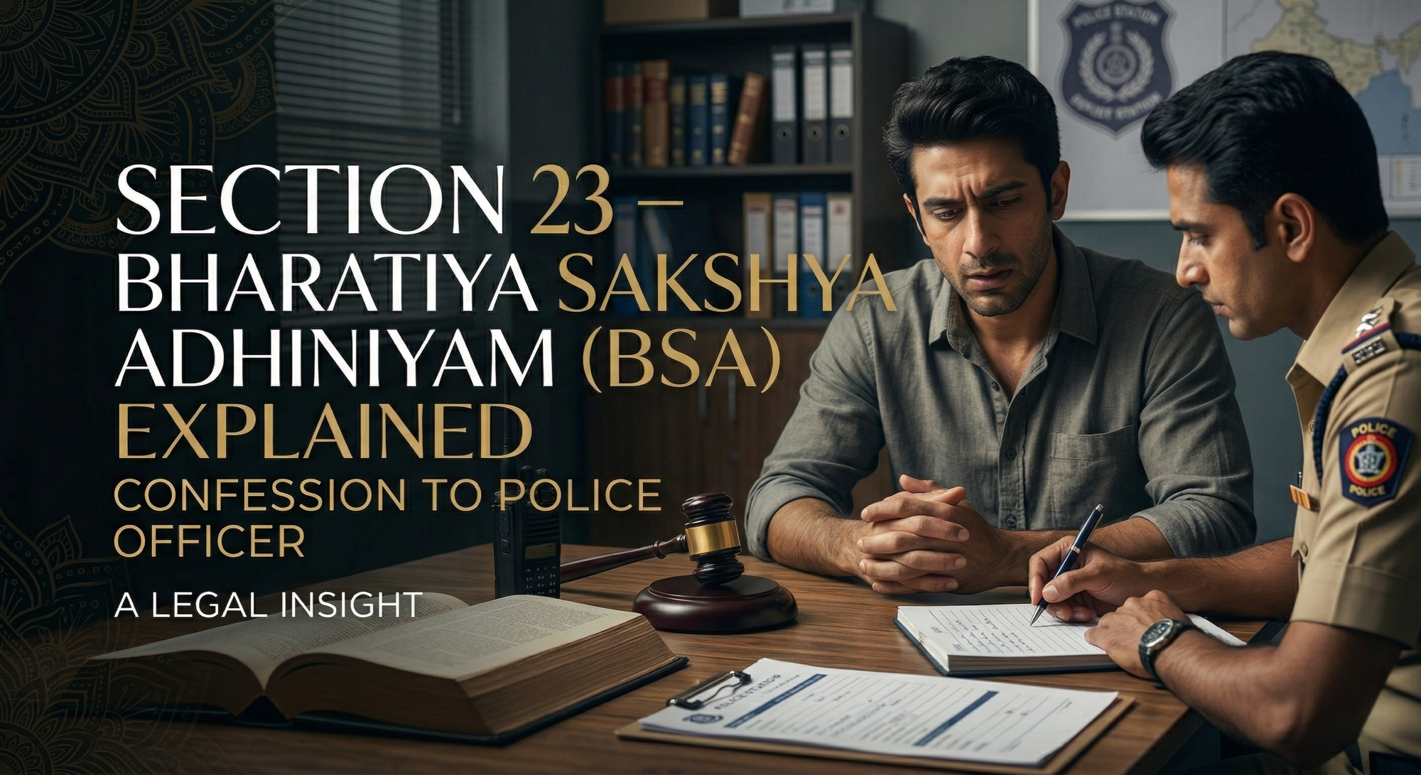 SECTION 23 – CONFESSION TO POLICE OFFICER