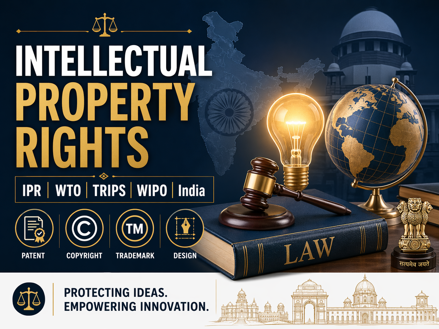Intellectual Property Rights (IPR): Meaning, Types, Importance, WTO, TRIPS, WIPO and Indian Legal Framework